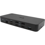 i-tec USB 3.0/ USB-C/Thunderbolt 4K PD dockingstation Zwart, 100 Watt