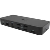 i-tec USB 3.0 / USB-C / Thunderbolt, 3x 4K Docking Station + Power Delivery 100W Zwart