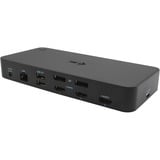 i-tec USB 3.0 / USB-C / Thunderbolt, 3x 4K Docking Station + Power Delivery 100W Zwart