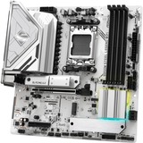 ASRock B850M Steel Legend WiFi socket AM5 moederbord RAID, 2.5 Gb-LAN, Wi-Fi 7, BT, Sound, µATX