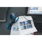 Bosch Thermodetector GIS 1000 C Professional + L-Boxx temperatuur- en vochtmeter Blauw/zwart, L-BOXX, 2 Li-ion accu's (1,5 Ah) inbegrepen