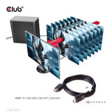 Club 3D Gecertificeerde Ultra High Speed HDMI 2.1 kabel Zwart, 1,5 meter, 8K