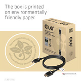 Club 3D Gecertificeerde Ultra High Speed HDMI 2.1 kabel Zwart, 1,5 meter, 8K