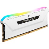 Corsair 16 GB DDR4-3600 Kit werkgeheugen Wit, CMH16GX4M2D3600C18W, Vengeance RGB PRO SL, XMP 2.0