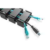 Digitus Flexibele kabelgeleiding met instelbare lengte Zwart