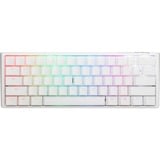 Ducky One 3 Mini RGB mechanisch gaming toetsenbord Wit, BE lay-out (AZERTY), Cherry MX RGB Red, 60%