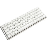 Ducky One 3 Mini White, gaming toetsenbord Wit/zilver, BE Lay-out, Cherry MX RGB Red, RGB leds, 60%, ABS