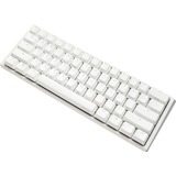 Ducky One 3 Mini White, gaming toetsenbord Wit/zilver, BE Lay-out, Cherry MX RGB Red, RGB leds, 60%, ABS