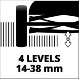 EINHELL Accu Kooimesmaaier GE-HM 18/38 Li-Solo kooimaaier Rood/zwart, Accu en oplader niet inbegrepen
