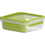 Emsa Clip & Go Brooddoos 0,85 L    groen lunchbox Lichtgroen/transparant