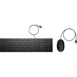 HP 320MK desktopset Zwart, BE lay-out (AZERTY), 100%