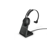 Jabra Evolve2 65 on-ear headset Zwart, UC, USB-A, Oplader