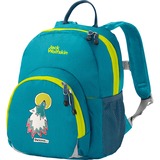 Jack Wolfskin Buttercup kinderrugzak vanaf 2 jaar Blauwgroen, 4,5 liter