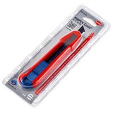 KNIPEX CutiX Universele mes stanleymes Rood/blauw, incl. 2 mesbladen