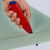 KNIPEX CutiX Universele mes stanleymes Rood/blauw, incl. 2 mesbladen