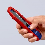 KNIPEX CutiX Universele mes stanleymes Rood/blauw, incl. 2 mesbladen