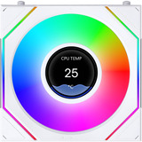 Lian Li UNI FAN SL-INF LCD FLEX RGB case fan Wit, 120 x 124 x 28 mm, PWM