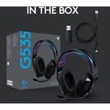 Logitech G535 Wireless  over-ear gaming headset Zwart, Pc en PlayStation 4 / 5