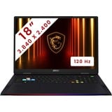 MSI Raider A18 HX (A9WIG-013BE) 18"  gaming laptop Zwart | Ryzen 9 9955HX3D | RTX 5080 | 64 GB | 2 TB SSD
