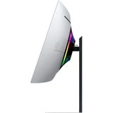 Samsung Odyssey G8 G85SD 34" Curved UltraWide gaming monitor Zilver, 2x HDMI, DisplayPort, 2x USB-A, USB-B, Wi-Fi 5, BT, 175 Hz