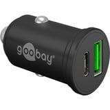 goobay Dual-USB PD Autolader (45 W) Zwart