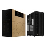 ASUS ProArt PA401 Wood Edition - Tempered Glass Panel midi tower behuizing Zwart | 2x USB-A | 2x USB-C | Window