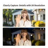 Aqara Slimme Video Deurbel G410 Select Wit, Wifi, Bluetooth, Zigbee, Matter