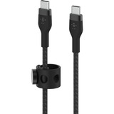 Belkin BOOSTCHARGE PRO Flex USB-C/USB-C-kabel Zwart, 2 m
