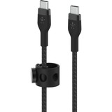 Belkin BOOSTCHARGE PRO Flex USB-C/USB-C-kabel Zwart, 2 meter