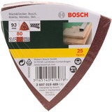Bosch 25-delige schuurbladenset voor deltaschuurmachines schuurpapier P80