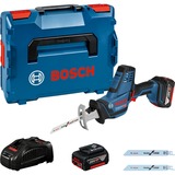 Bosch GSA 18V-LI C Accupreciprozaag 2x5,0 Ah Blauw/zwart