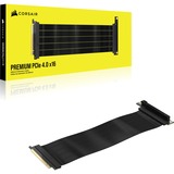 Corsair Premium PCIe 4.0 x16 verlengkabel Zwart, 0,3 meter