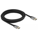 DeLOCK Ultra High Speed HDMI-kabel 48 Gbps 8K 60Hz  Grijs, grijs
