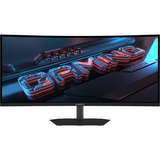 GIGABYTE G34WQC2 34" Curved UltraWide gaming monitor Zwart/grijs, 2x HDMI, 2x DisplayPort, 200 Hz