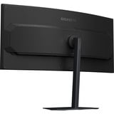 GIGABYTE  34" Curved UltraWide gaming monitor Zwart/grijs