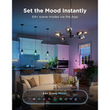 Govee Edison bulb E27 led-lamp 2 stuks, 2.4GHz wifi, Bluetooth