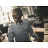 Jabra Evolve3 75 on-ear headset Zwart, Unified Communications (UC), Link390 USB-A