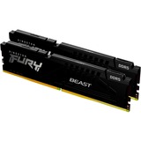 Kingston FURY 16 GB DDR5-6000 Kit werkgeheugen Zwart, KF560C30BBK2-16, Beast, XMP