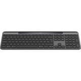 Logitech Signature Slim Solar+, toetsenbord Donkergrijs, BE Lay-out