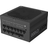 NZXT C1000, 1000 Watt voeding  Zwart, 6x PCIe, Kabel-Management