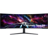 SAMSUNG Odyssey Neo G95NC 57" 8K UHD Curved UltraWide gaming monitor Wit/zwart, 3x HDMI, 1x DisplayPort, 240 Hz