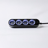 Shelly Power Strip Gen4 stekkerdoos Zwart, WiFi, Bluetooth, Zigbee