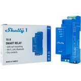 Shelly Wave Pro 1 relais Blauw
