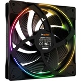 be quiet! Light Wings PWM 140 mm high-speed Triple Pack case fan Zwart, 3 stuks, 4-pin PWM fan-connector