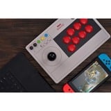 8BitDo Arcade Stick joystick Grijs, Switch 1, Switch 2, Pc, Bluetooth / 2.4G / USB-C