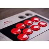 8BitDo Arcade Stick joystick Grijs, Switch 1, Switch 2, Pc, Bluetooth / 2.4G / USB-C