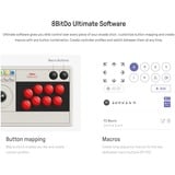 8BitDo Arcade Stick joystick Grijs, Switch 1, Switch 2, Pc, Bluetooth / 2.4G / USB-C