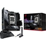 ASUS ROG STRIX X670E-I GAMING WIFI socket AM5 moederbord Zwart/zilver, RAID, Gb-LAN, WLAN, BT, Sound, Mini-ITX