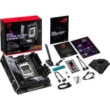 ASUS ROG STRIX X670E-I GAMING WIFI socket AM5 moederbord Zwart/zilver, RAID, Gb-LAN, WLAN, BT, Sound, Mini-ITX