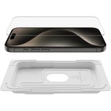 Belkin ScreenForce UltraGlass 2 voor iPhone 15 Pro beschermfolie Transparant